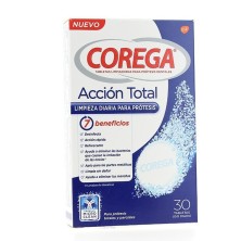 Corega accion total limpiador 30tabletas