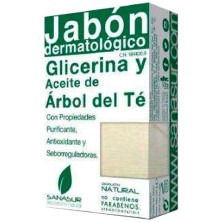 Sanasur jabón glicerina aceite árbol té