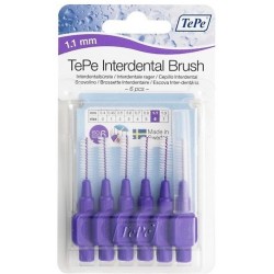 Tepe interdental 1,1 mm morado 6 uds