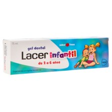 Lacer gel dental infantil fresa 75ml