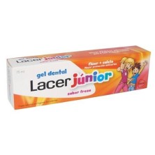 Lacer gel dental junior fresa 75ml