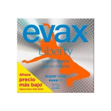 Evax compresas liberty super alas 9+1 uds