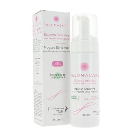 Palomacare espuma sensitiva vaginal 150m Palomacare - 1