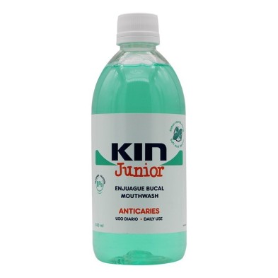 Kin junior enjuague bucal menta 500ml Kin - 1