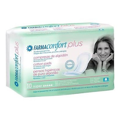 Farmaconfort compresa algodón super 10uds Farmaconfort - 1