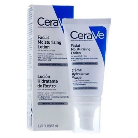 Cerave loción hidratante rostro 52ml Cerave - 1