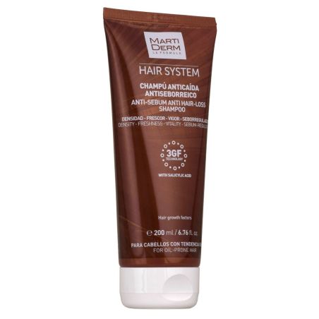 Martiderm hair system champú anticaída antiseborreico 200 ml Martiderm - 1