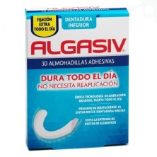 Algasiv almohadillas adhesivas dentadura inferior 30uds