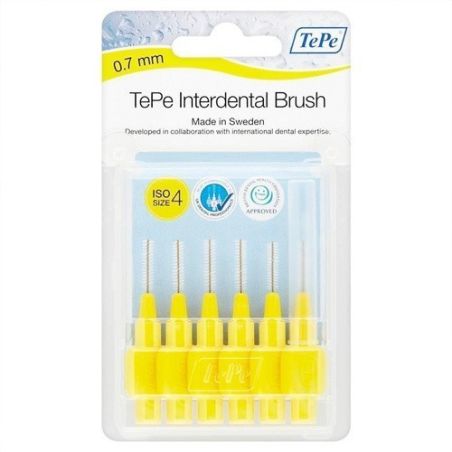 Tepe interdental 0,7 mm amarillo 6 uds Tepe - 1