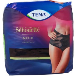 Tena silhoutte negro cint. alta t/m 9ui