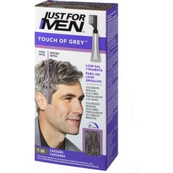 Just for men touch of grey castaño 40g