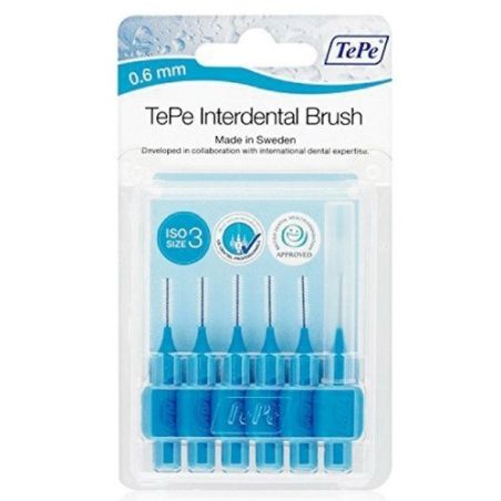 Tepe interdental 0,6 mm azul 6 uds Tepe - 1