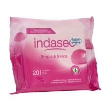 Indasec toallitas higiene intima 20 uds