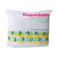 Cebedam compresas de algodon 20 uds