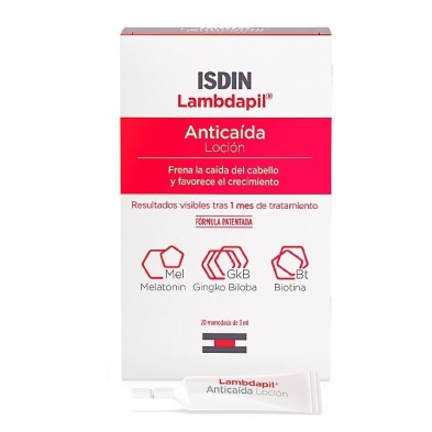 Lambdapil anticaida locion 20 monod.x3ml Isdin - 1