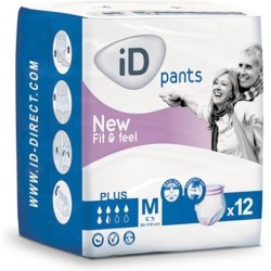 Id intime pants plus t-m 12uds