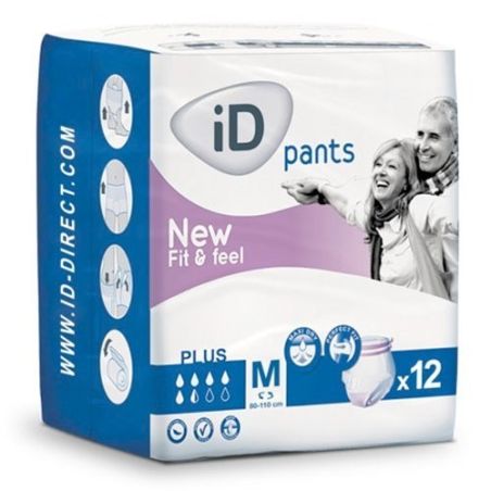 Id intime pants plus t-m 12uds Id - 1