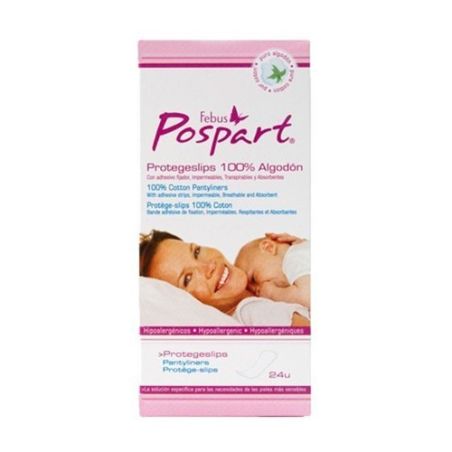 Indasec pospart algodon protegeslips 24 u Indasec - 1