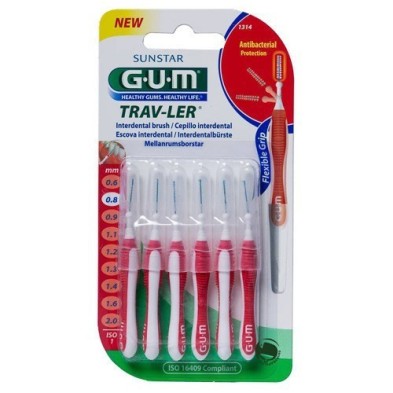 Gum cepillo interdental travler 1314 0,8 Gum - 1