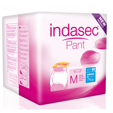 Indasec pant plus talla media 12 unidades Indasec - 1