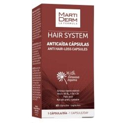 Martiderm hair system tratamiento anticaída 60 cápsulas