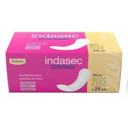 Indasec micro protector salvaslip 28 uds