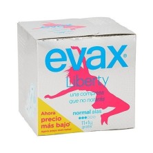 Compresas evax liberty alas 12 uds