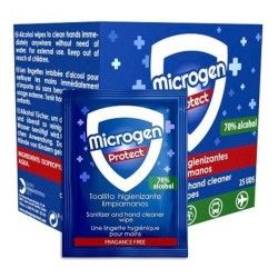 Microgen toallitas desinfectantes 25u.