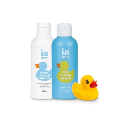 Interapothek pack infantil leche corporal 200ml + gel 200ml Interapothek - 1