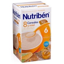 Nutribén 8 cereales y miel galletas maría 600gr