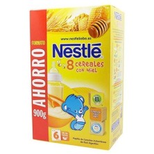 Nesté papilla 8 cereales con miel y bifidus 900g