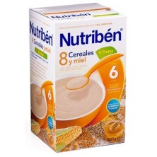 Nutribén 8 cereales/miel 4 frutas 600gr