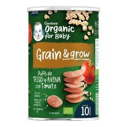 Nestle gerber snack organic cereales y tomate