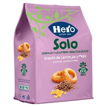 Hero baby solo eco snack lentejas 50g Hero - 1