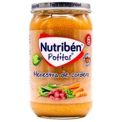 Nutribén potito menestra de cordero 235gr