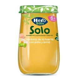 Hero baby solo ecológico verdura pollo y arroz 190g