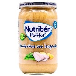 Nutribén potito verduritas con lenguado 235gr