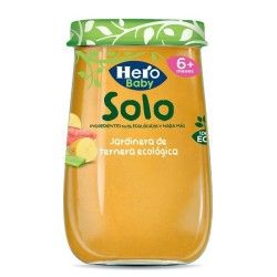 Hero baby solo ecológico jardinera de ternera 190g