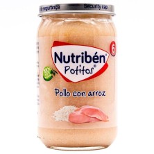 Nutribén potito pollo con arroz 235gr