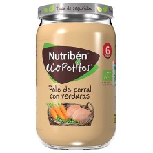 Nutribén ecopotito pollo de corral y verduras 235gr