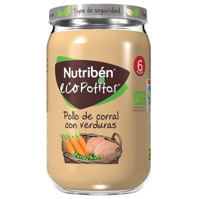 Nutribén ecopotito pollo de corral y verduras 235gr Nutriben - 1