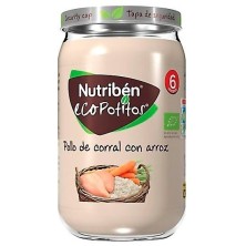 Nutribén ecopotito pollo de corral y arroz 235gr