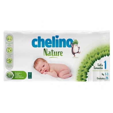 Pañal chelino nature talla 1 28 unidades Chelino - 1