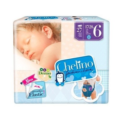 Chelino pañal love t/6 17-28 kg 27uds Chelino - 1