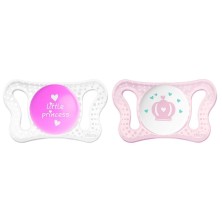 Chicco chupete micro silicona rosa 0-2 meses 2 uds