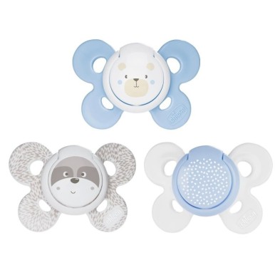 Chicco chupete physio silicona niño 0-6 meses 2 uds Chicco - 1