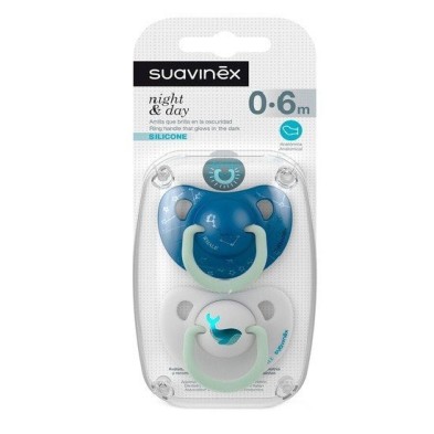 Suavinex chupete ana sili noche de 0 a 6 meses 2 und Suavinex - 1