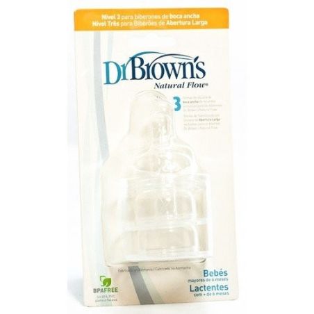 Dr.brown's tetina boca ancha options 6m+ Dr.Brown'S - 1