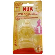 Nuk tetina fist choice látex boca ancha talla 1 orificio m 2uds