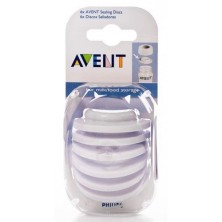 Avent 2 pezoneras silicona standard